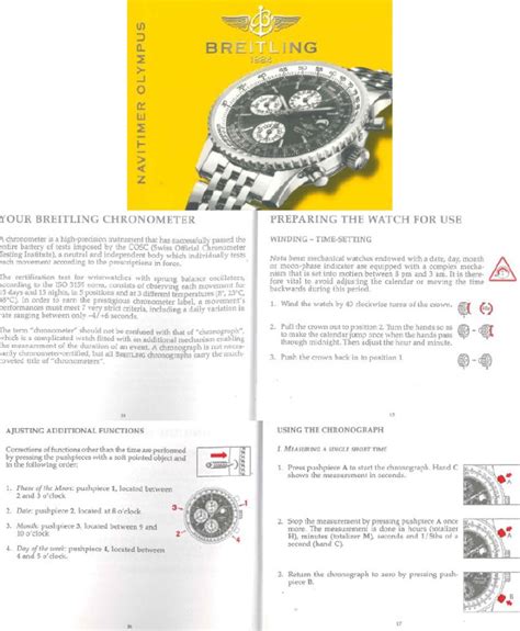 breitling montbrillant olympus user manual|More.